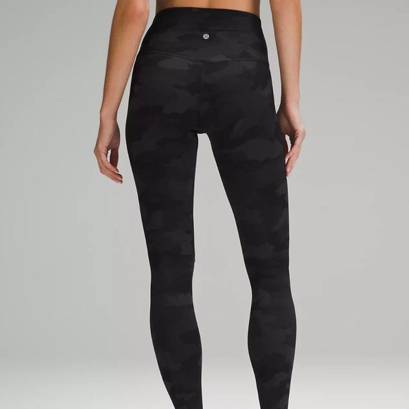 Lululemon Wunder Under High-Rise Leggings 6 • Incognito Camo Green • Luon - Picture 2 of 5